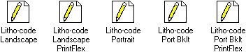 Shape Library Litho-codes