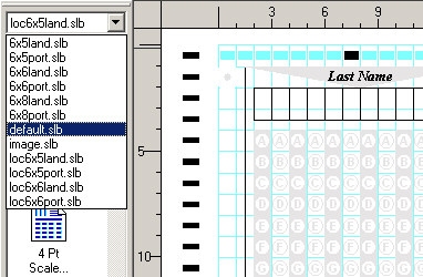 Shape Library Selection