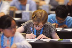 Students qualifying for the Scripps National Spelling Bee