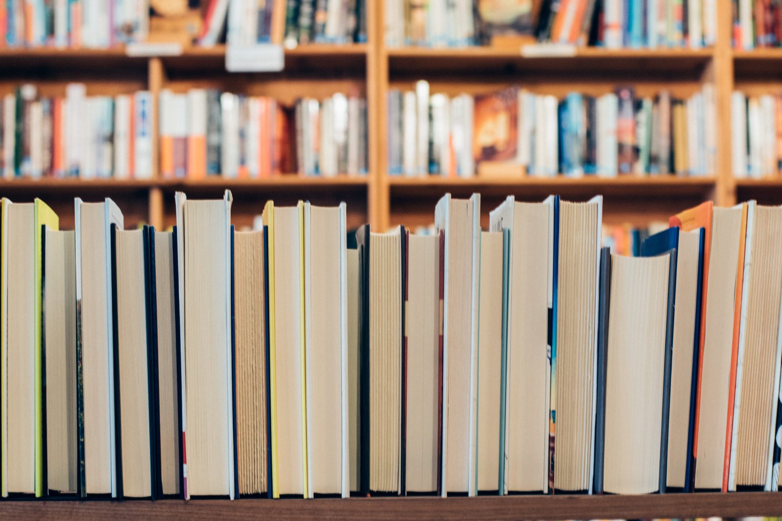 Books on Shelves