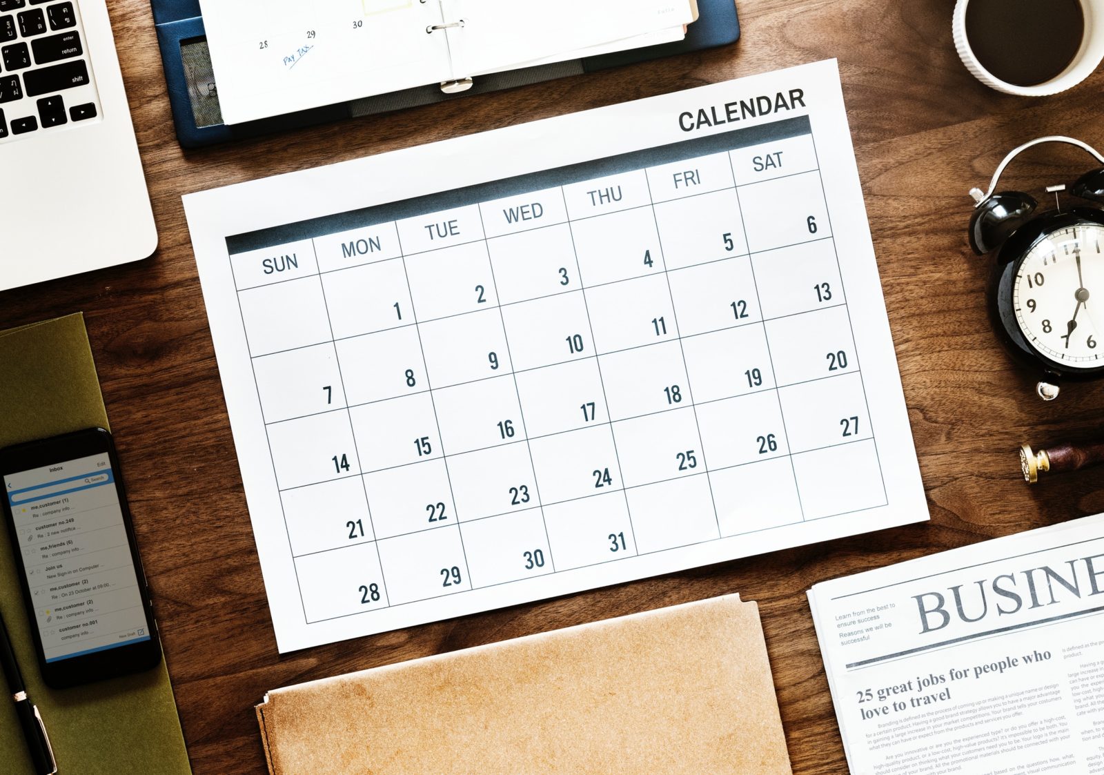 Calendar Desk Top
