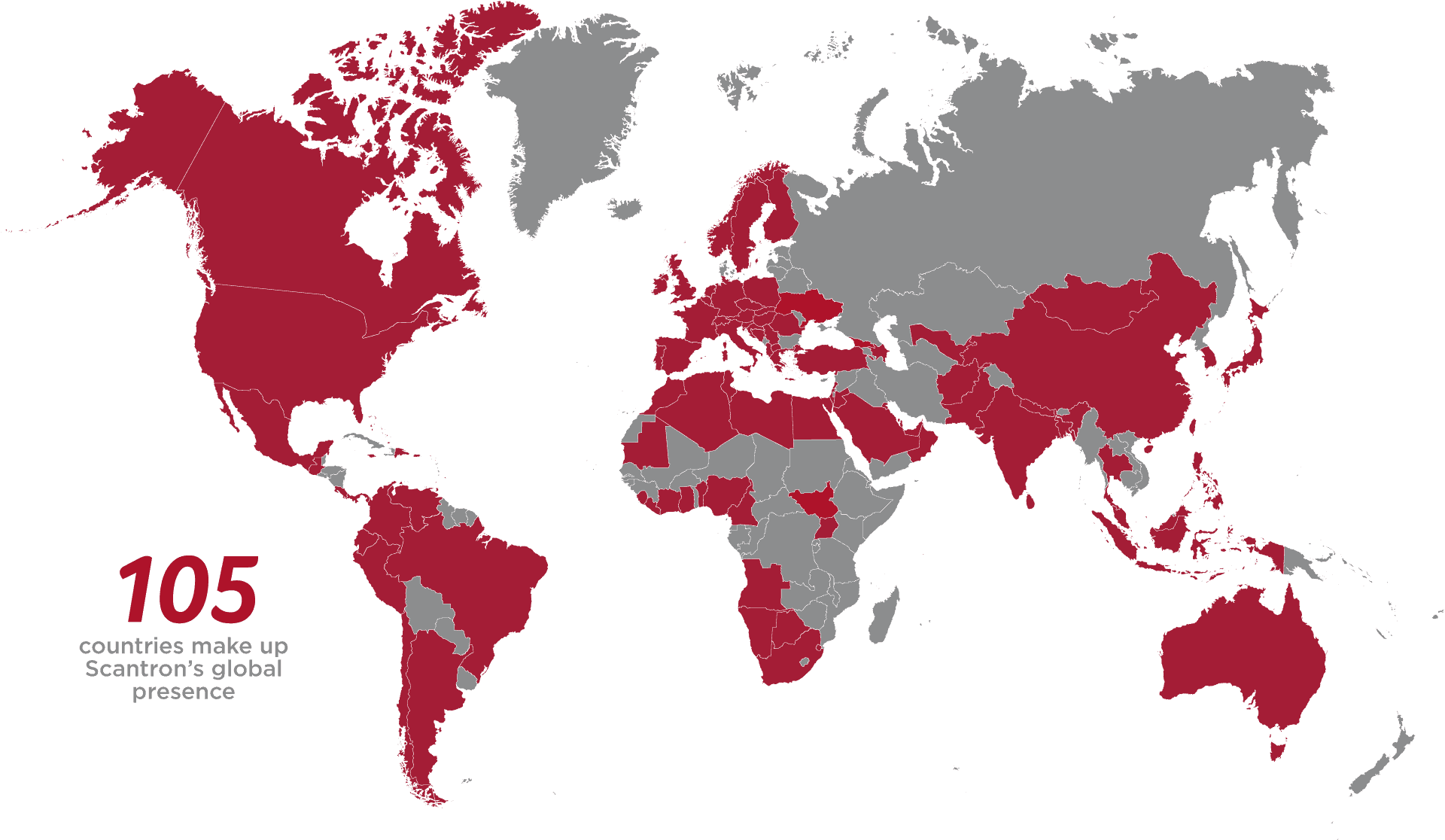 Scantron World Map