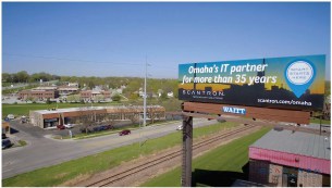 Image of Scantron billboard in Omaha, NE